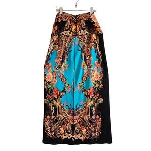 Long spandex/polyester skirt.